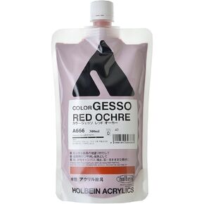 Holbein Acryla Gesso - Red Ochre, 300 ml pouch