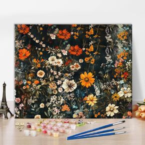 TUMOVO Paint by Number for Adults Paint Number Kits, DIY Acrylic Painting for Adults, Car On A Beach Paint by Numbers, Adults' Paint-by-Numbers Kits Arts Craft for Wall Decor, 16x20 Inch