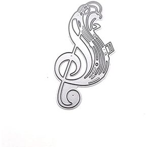 Musical Note Die Cut for Card Making, Musical Note Metal Cutting Dies Congratulations Die Cuts Embossing Stencils Template for DIY Scrap-Booking Decor Wedding Birthday Blessing Card