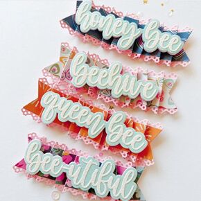 Kscraft Star Edge Ruffles تقطيع المعادن يموت الإستنسل لرسالة DIY Decorative Dissoring DIY بطاقة DIY