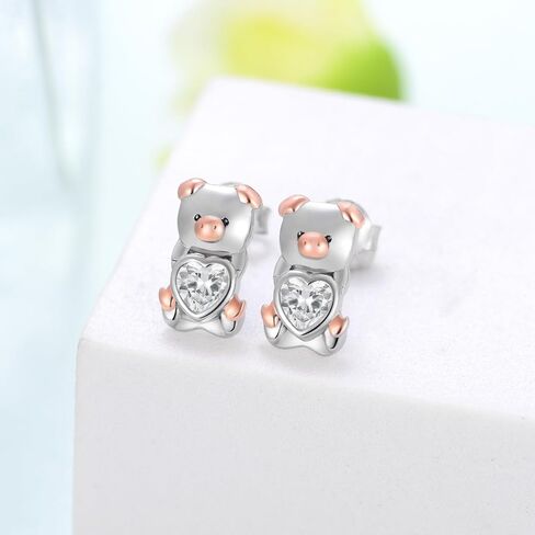 Capybara Gifts Capybara Earrings 925 Sterling Silver Lovely Capybara Jewelry Gifts for Women and Capybara Lovers in Saudi Arabia