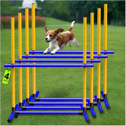 Dog Agility Set, Jump Ring, Jump Poles, Pause Box & Bag in Kuwait