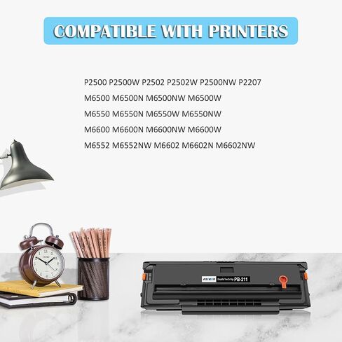 PB-211 PB-211E Toner Cartridge Replacement for Pantum PB211 PB211E PB-211EV PB211EV Compatible with M6552NW P2502W M6602NW P2500W M6550NW Printers in Kuwait
