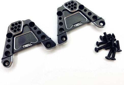 Treal Aluminum 7075 Rear Shock Towers Shock Hoops for Axial SCX10 III (Red) in Saudi Arabia
