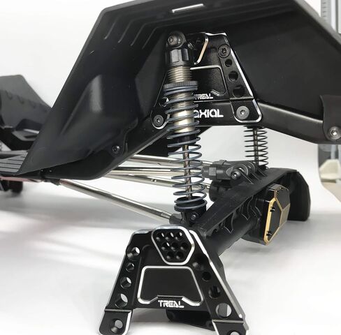 Treal Aluminum 7075 Rear Shock Towers Shock Hoops for Axial SCX10 III (Red) in Saudi Arabia