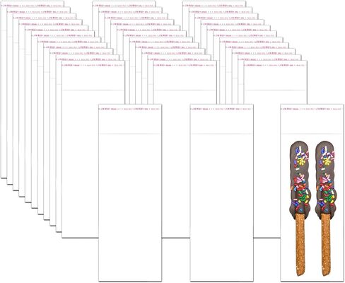 2"x6" Long Cellophane Bags 100pcs Clear Self Adhesive Cello Baggies 2mil Skinny Self Stick Glassine Bags for Candy Crafts Bracelet Oil Pastel Disposable Tableware Watch Hairpin Key Chain in Saudi Arabia