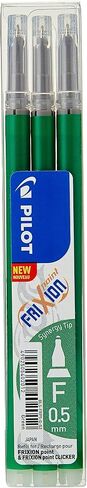 Pilot Frixion Erasable Gel Ink Pen Refill - 0.5 Mm - Green in Saudi Arabia