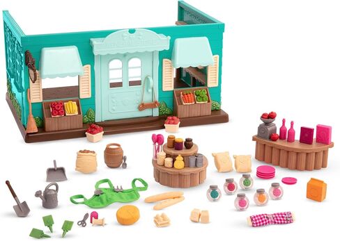 Li’l Woodzeez – Honeysuckle Hollow General Store – Dollhouse Playset with Furnitures & Accessories – Pretend Play Toy for Kids Age 3+ in Saudi Arabia