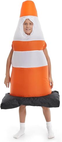 HSCTEK Child Inflatable Traffic Cone Costume in Saudi Arabia