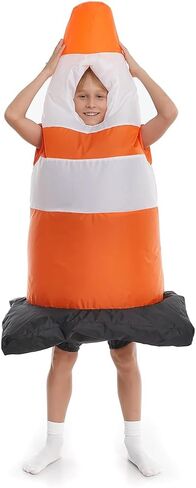 HSCTEK Child Inflatable Traffic Cone Costume in Saudi Arabia