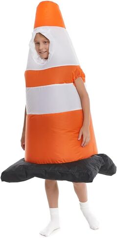 HSCTEK Child Inflatable Traffic Cone Costume in Saudi Arabia