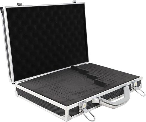 Ursae Minoris Elite Black Aluminum Box for 100 Large, “H", XL, “I" Coin Capsules or Plastic 2 x 2 in Saudi Arabia