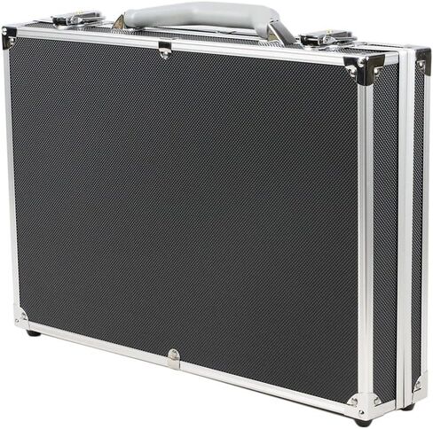 Ursae Minoris Elite Black Aluminum Box for 100 Large, “H", XL, “I" Coin Capsules or Plastic 2 x 2 in Saudi Arabia