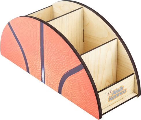 Wood Basketball Pencil Holder Basketball Ball Kids Desk Organization - Kids Pen Holder, Pencil Holder for Kids Desk, Kids Table Organizer, Pencil Stands for Kids (Basketball) in Saudi Arabia