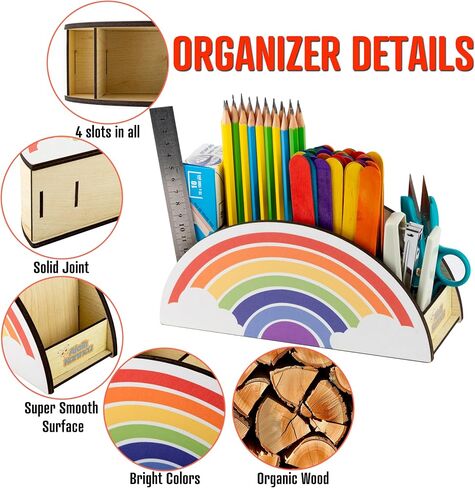 Wood Basketball Holder Basketball Ball Ball Organization - حامل القلم للأطفال ، حامل قلم رصاص لمكتب الأطفال ، منظم طاولة الأطفال ، قلم رصاص للأطفال (كرة السلة) in Saudi Arabia