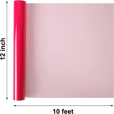 FUNKAKA Glow in The Dark Heat Transfer Vinyl Roll, 12" x 10ft Luminous Green Iron on Vinyl for All Cutter Machine, Glow in The Dark HTV Vinyl for T-Shirts Easy to Cut & Weed for Heat Vinyl DIY Design in Kuwait