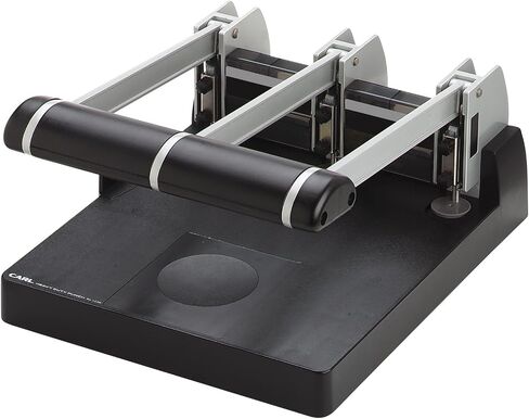 CARL, XHC-150N, Heavy Duty 3-Hole Paper Punch, 150 sheet capacity.,Black and Silver in Kuwait