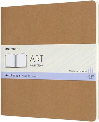 Moleskine Art Sketchbook, Hard Cover, Large (5" x 8.25") Plain/Blank, Black, 104 Pages in Saudi Arabia