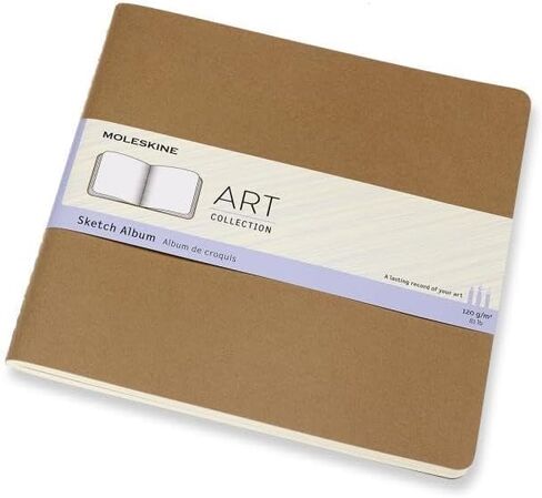 Moleskine Art Sketchbook, Hard Cover, Large (5" x 8.25") Plain/Blank, Black, 104 Pages in Saudi Arabia
