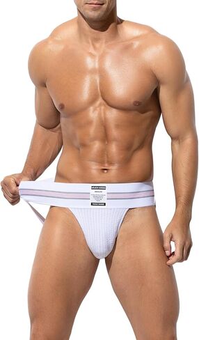 Arjen Kroos Men's Athletic Supporter Workout Running Jockstrap Underwear With Wide Band in Kuwait