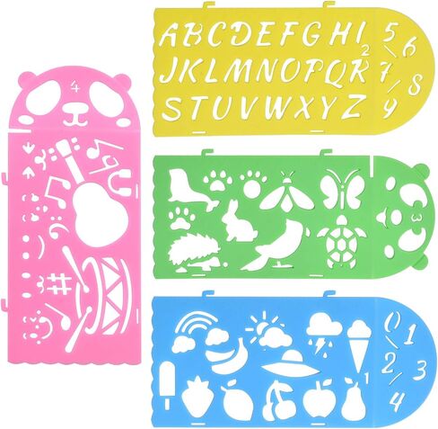 Bronagrand 3pcs Circle Stencils Templates Oval Templates Plastic Drawing Templates Ascetric Results Resucture Tool لصياغة المدارس والمكاتب ، 3 أنواع ، برتقالي واضح in Kuwait