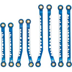 High Clearance Chassis Links Set Aluminum Suspension Links RC Linkage for 1/18 TRX4M Upgrade Parts RC Crawler, Orange Color