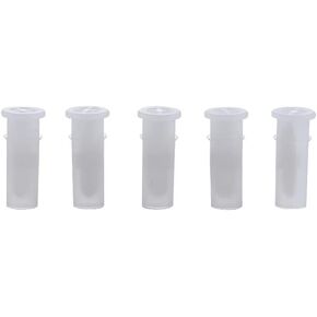 100 Pcs White Toy Noise Makers Insert Squeakers, Plastic Dog Squeaky Toy Whistles, Toy Insert Replacements Baby Toy DIY Pet Supplies Accessories(15.5x4.8mm