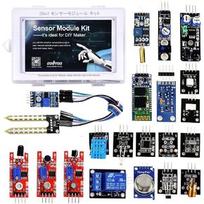 OSOYOO Electronic Sensors Kit for Arduino & for Raspberry Pi - Includes Flame Sensor, Touch Sensor Module & More in Kuwait