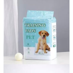 Basics Dog and Puppy Pee Pads, 50 Count, Super Absorbent & Odor Eliminating, Regular Size, 22 x 18 Inches, Blue & White