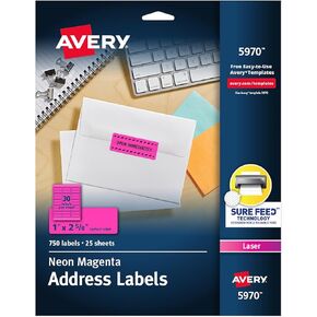 AVERY AVE5970 - High Visibility Labels