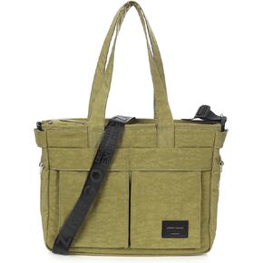 ZIMEGO Stylish Casual Business Laptop Tote Bag – Durable Travel Crossbody Shoulder Bag