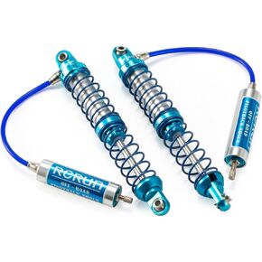 Adjustable Oil Piggyback Shock Absorber 70-123mm with Remote Reservoir for 1/10 RC Crawler Axial SCX10 Wraith CAPRA RR10 TRX4 (90mm 2pcs)