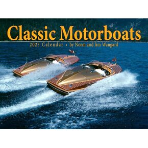 Classic Motorboats 2025 Calendar