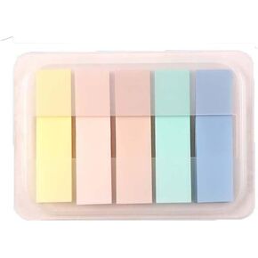 100Pcs Multicolor Sticky Index Tabs, Notes Flags Writable and Repositionable File Tabs Flags for Pages or Book Markers, Reading Notes, Classify File Notebooks and Writing Pads