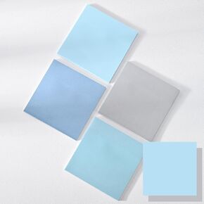 BAYTORY 120 Sheets Sticky Notes, 3 x 3 Inches, Colored Self-Stick Notes, Aesthetic Sticky Pads, Office & School Study Supplies (Blue Series)