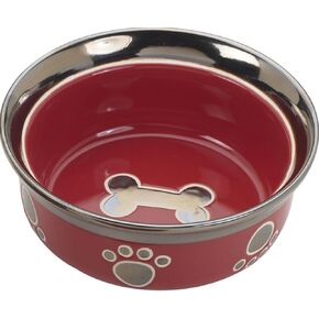 منتجات الحيوانات الأليفة الأخلاقية (البقعة) CSO6886 RITZ COPPER RIM CAT ، 5 بوصة ، أحمر
