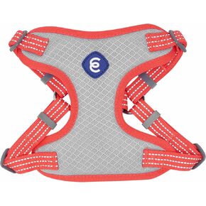 Blueberry Pet Essentials Back to Basics Reflective Dog Harness Vest, Mauve Orchid, Medium, Adjustable Harnesses for Dogs in Kuwait