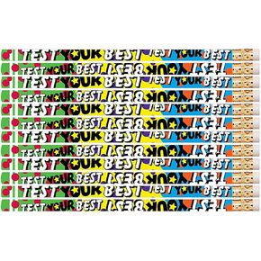 Express Pencils D2476 Test Your Best - 36 Qty Package - Testing Motivational Pencils