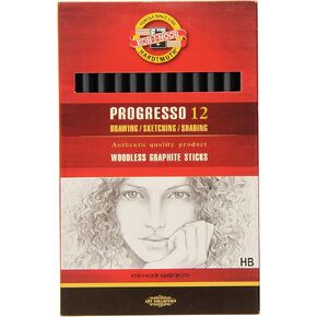 KOH-I-NOOR Progresso HB Graphite Pencil (صندوق من 12)