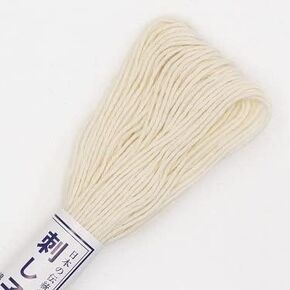 Sashiko Thread - Olympus 20m Skein - Solid Color (02-Natural)