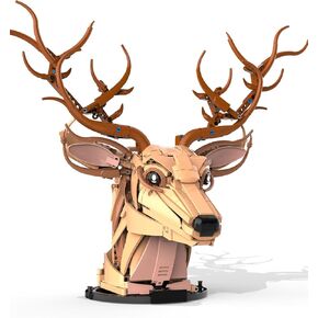 SEMKY Deer Ornament Building Block Set (1070 Pieces) -Building Blocks Gifts for Kid and Adult