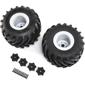 Losi Mounted Monster Truck Tires L/R LMT LOS43034 RC Tire
