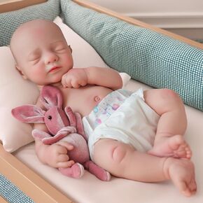 BABESIDE Lifelike Reborn Doll - 16 Inch (Weights 4 lbs) Anatomically Correct Silicone Reborn Boy Realistic Newborn Doll Real Life Doll with Gift Box