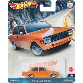 Hot Wheels Car Culture - Canyon Warriors - '73 Volvo 142 GL [3 Years Old and Up] HKC53