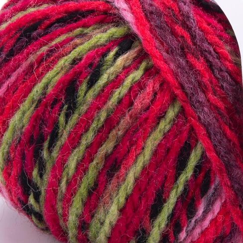 Yarnart Heritage variegated Wool Yarn - مزيج الوزن الناعم المتوسط ​​للسترات الصوفية والأزرار والأوشحة والقبعات - الحياكة الشتوية الدافئة والألياف الكروشيه (336) in Kuwait