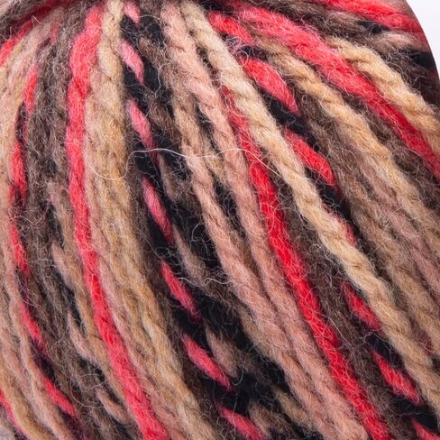 Yarnart Heritage variegated Wool Yarn - مزيج الوزن الناعم المتوسط ​​للسترات الصوفية والأزرار والأوشحة والقبعات - الحياكة الشتوية الدافئة والألياف الكروشيه (336) in Kuwait
