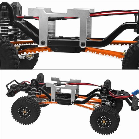 High Clearance Chassis Links Set Aluminum Suspension Links RC Linkage for 1/18 TRX4M Upgrade Parts RC Crawler, Orange Color in Saudi Arabia