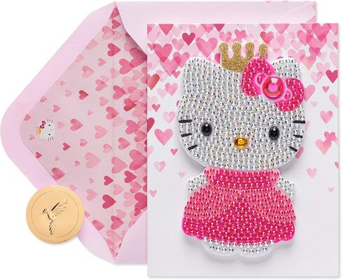 Papyrus Hello Kitty Birthday Card for Girl (Birthday Princess) in Saudi Arabia