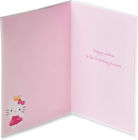 Papyrus Hello Kitty Birthday Card for Girl (Birthday Princess) in Saudi Arabia