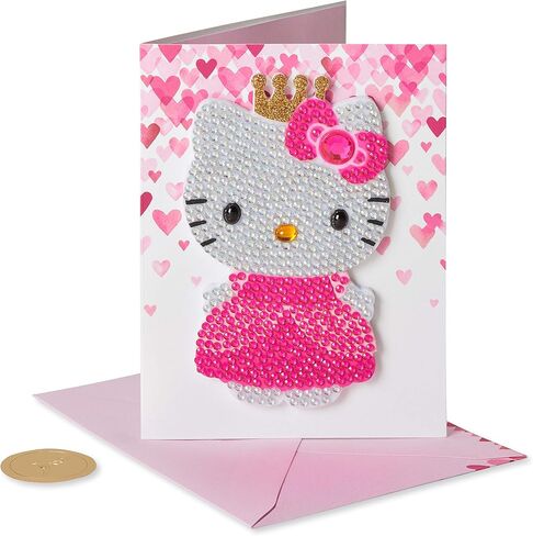 Papyrus Hello Kitty Birthday Card for Girl (Birthday Princess) in Saudi Arabia
